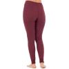 imageFruit of the Loom womens Micro Waffle Thermal BottomMerlot Heather