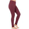 imageFruit of the Loom womens Micro Waffle Thermal BottomMerlot Heather