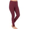 imageFruit of the Loom womens Micro Waffle Thermal BottomMerlot Heather