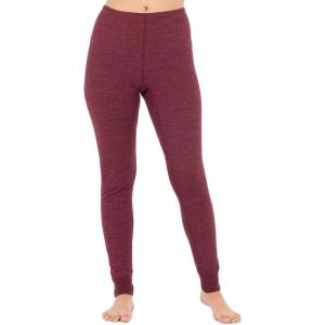 imageFruit of the Loom womens Micro Waffle Thermal BottomMerlot Heather