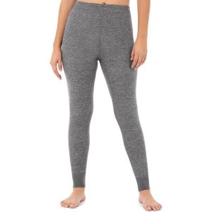 imageFruit of the Loom womens Micro Waffle Thermal BottomSmoke Heather