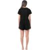 imageFruit of the Loom Womens BeyondSoft Sleep Tee and Shorts Set Black Large