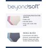 imageFruit of the Loom Womens Beyondsoft Underwear Super Soft Designed with Comfort in Mind Available in Plus SizeBikini  Cotton Blend  6 Pack Heather Grey