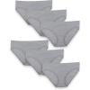 imageFruit of the Loom Womens Beyondsoft Underwear Super Soft Designed with Comfort in Mind Available in Plus SizeBikini  Cotton Blend  6 Pack Heather Grey