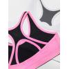 imageFruit of the Loom Girls Stay Dry Racerback Sports BraWhiteNeon Pink