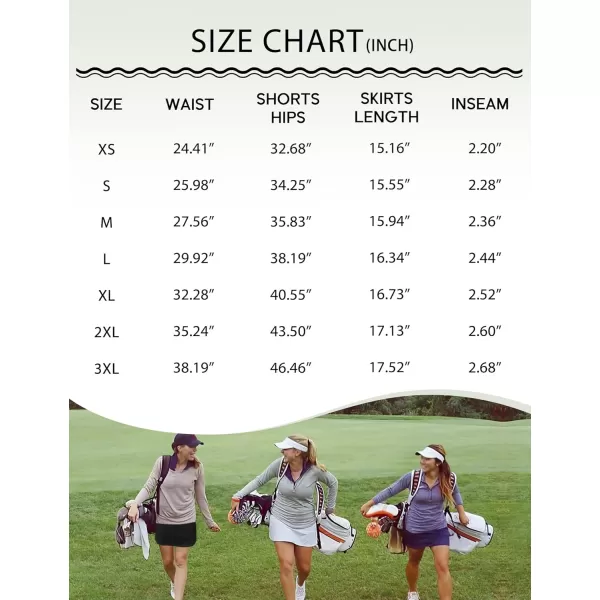 LouKeith Golf Skirts for Women Tennis Skirt with Zipper Pockets High Waisted Running Casual Athletic Skorts Builtin ShortsBlack