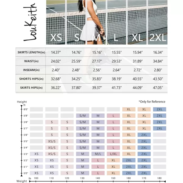 LouKeith Tennis Skirts for Women Golf Athletic Activewear Skorts Mini Summer Workout Running Shorts with PocketsLight Gray