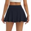 imageLouKeith Womens Tennis Skirt High Waisted Pleated Golf Skirts Mini Casual Workout Athletic Skorts with PocketsNavy
