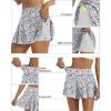 imageLouKeith Womens Tennis Skirt High Waisted Pleated Golf Skirts Mini Casual Workout Athletic Skorts with PocketsPattern 1boho Flowers