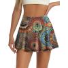 imageLouKeith Womens Tennis Skirt High Waisted Pleated Golf Skirts Mini Casual Workout Athletic Skorts with PocketsPattern 2bohemian Circle