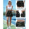 imageLouKeith Womens Tennis Skirt High Waisted Athletic Skorts Running Casual Pickle Ball Golf Skirts with PocketsCamo