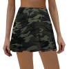 imageLouKeith Womens Tennis Skirt High Waisted Athletic Skorts Running Casual Pickle Ball Golf Skirts with PocketsCamo