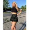 imageLouKeith Womens Tennis Skirt High Waisted Athletic Skorts Running Casual Pickle Ball Golf Skirts with PocketsCamo