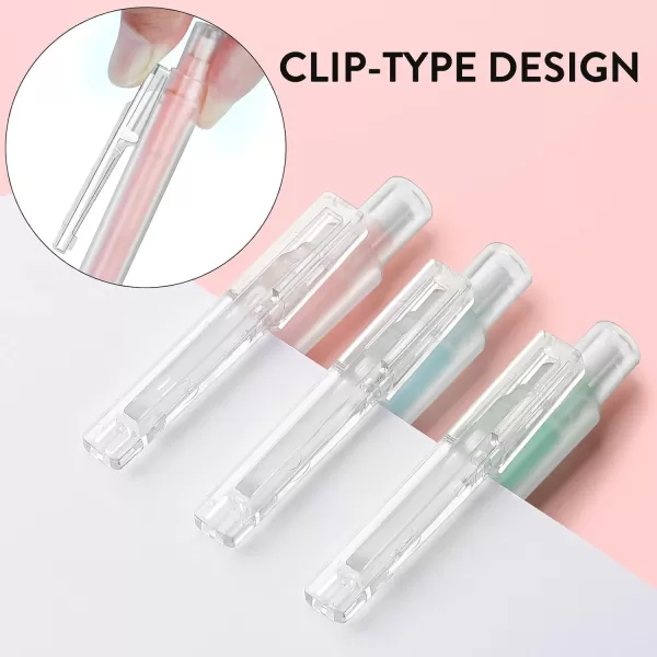 imageFour Candies Cute Mechanical Pencil Set with Case  3PCS Pencils 07mm with 180PCS HB Lead Refills 3PCS Erasers 9PCS Eraser Refills White Clear Mechanical Pencil for Students Drawing WritingColourful05MM