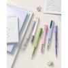 imageFour Candies 6 PCS Multicolor Pen 05mm Colored Pens 4in1 Multicolor Ink Pens 18 Colors Retractable Ink Pens for Office School Supplies