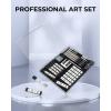 imageFour Candies 27PCS Art Mechanical Pencil Set with Case 4PCS Metal Drawing Pencil 03 05 07 09 mm ampamp 2PCS 2mm Lead Holder HB 2H 2B 4B Color with 552 Graphite Lead Refills for Drawing Sketching03mm05mm07mm09mm20mm