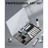 imageFour Candies 27PCS Art Mechanical Pencil Set with Case 4PCS Metal Drawing Pencil 03 05 07 09 mm ampamp 2PCS 2mm Lead Holder HB 2H 2B 4B Color with 552 Graphite Lead Refills for Drawing Sketching05mm07mm09mm20mm