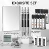 imageFour Candies 27PCS Art Mechanical Pencil Set with Case 4PCS Metal Drawing Pencil 03 05 07 09 mm ampamp 2PCS 2mm Lead Holder HB 2H 2B 4B Color with 552 Graphite Lead Refills for Drawing Sketching20MM