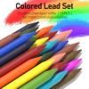 imageFour Candies 27PCS Art Mechanical Pencil Set with Case 4PCS Metal Drawing Pencil 03 05 07 09 mm ampamp 2PCS 2mm Lead Holder HB 2H 2B 4B Color with 552 Graphite Lead Refills for Drawing Sketching05mm07mm09mm20mm