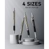 imageFour Candies 27PCS Art Mechanical Pencil Set with Case 4PCS Metal Drawing Pencil 03 05 07 09 mm ampamp 2PCS 2mm Lead Holder HB 2H 2B 4B Color with 552 Graphite Lead Refills for Drawing Sketching05mm07mm09mm20mm