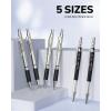 imageFour Candies 27PCS Art Mechanical Pencil Set with Case 4PCS Metal Drawing Pencil 03 05 07 09 mm ampamp 2PCS 2mm Lead Holder HB 2H 2B 4B Color with 552 Graphite Lead Refills for Drawing Sketching03mm05mm07mm09mm20mm