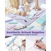 imageFour Candies 36PCS Aesthetic School Supplies Mechanical Pencil Set 05mm 07mm 09mm ampamp 20mm with 624 Lead Refills Back to School Supplies for Writing ampamp Drawing Ideal Stationary Set Gift BlueBlue