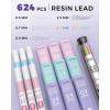 imageFour Candies 36PCS Aesthetic School Supplies Mechanical Pencil Set 05mm 07mm 09mm ampamp 20mm with 624 Lead Refills Back to School Supplies for Writing ampamp Drawing Ideal Stationary Set Gift BlueGreen