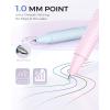 imageFour Candies Multicolor Pens 4in1 Colored Pen 9 Pack 10mm 4 Color Pens Quick Dry Nurse Pens Smooth Writing Colored Ink Pens Comfort Grip ampamp Macaron Office And School Supplies Gifts For Girl