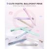 imageFour Candies Multicolor Pens 4in1 Colored Pen 9 Pack 10mm 4 Color Pens Quick Dry Nurse Pens Smooth Writing Colored Ink Pens Comfort Grip ampamp Macaron Office And School Supplies Gifts For Girl