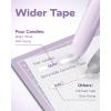 imageFour Candies 6MM Retractable Gradient Correction Tape Easy to Use TearResistant 4PCS Tape with 4 Extra Refills Pen Shaped Smooth ampamp Quick Drying for School Office SuppliesPurplePurple