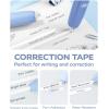 imageFour Candies 6MM Retractable Gradient Correction Tape Easy to Use TearResistant 4PCS Tape with 4 Extra Refills Pen Shaped Smooth ampamp Quick Drying for School Office SuppliesPurpleBlue