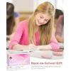 imageFour Candies 6MM Retractable Gradient Correction Tape Easy to Use TearResistant 4PCS Tape with 4 Extra Refills Pen Shaped Smooth ampamp Quick Drying for School Office SuppliesPurplePink