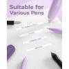 imageFour Candies 6MM Retractable Gradient Correction Tape Easy to Use TearResistant 4PCS Tape with 4 Extra Refills Pen Shaped Smooth ampamp Quick Drying for School Office SuppliesPurplePurple