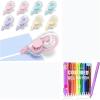 imageFour Candies White Correction Tape Quick Dry Ink Colored Pens Set