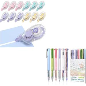 imageFour Candies White Correction Tape 6 PCS Multicolor Pen