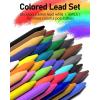 imageFour Candies 3PCS 13mm Mechanical Pencil Set  36 PCS Colored Pencils Set 26mm