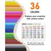 imageFour Candies 3PCS 13mm Mechanical Pencil Set  36 PCS Colored Pencils Set 26mm
