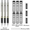 imageFour Candies Art Mechanical Pencil Set 3PCS 2MM Mechanical PencilsMetal Mechanical Pencil Set  3PCS 05mm Art Mechanical Pencils