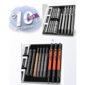 imageFour Candies 07mm Mechanical Pencil Set with Case  3PCS 13mm Mechanical Pencil Set with Case