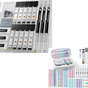 imageFour Candies 3PCS 2MM Mechanical Pencils  36PCS Aesthetic School Supplies