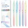 imageFour Candies Gel Pens 6 Pcs 05mm Quick Dry Black Ink Pen Fine Point Smooth Writing Unique Pen Office Home School Supplies Essentials Pretty Girl Cute Pens Gifts for WomenMorandi5 Pcs GradientBlack Ink