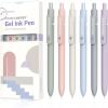 imageFour Candies Gel Pens 6 Pcs 05mm Quick Dry Black Ink Pen Fine Point Smooth Writing Unique Pen Office Home School Supplies Essentials Pretty Girl Cute Pens Gifts for WomenMorandi6 Pcs MorandiBlack Ink