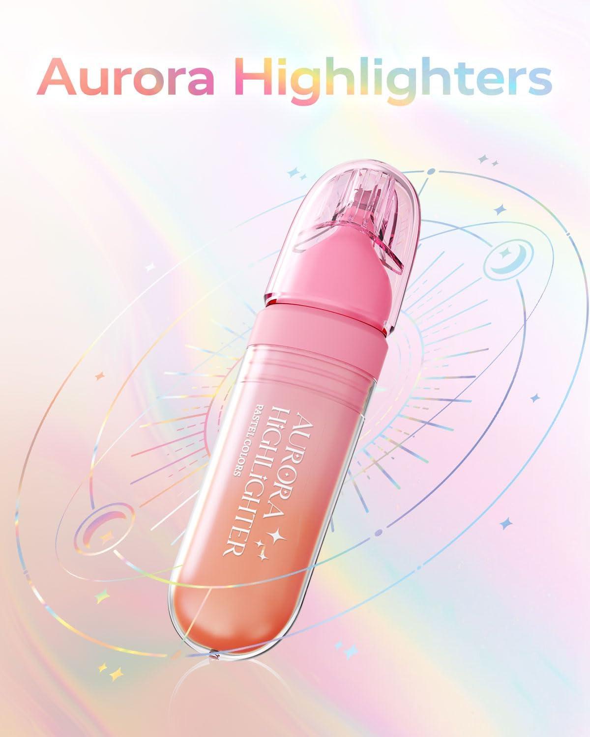 imageFour Candies 8 Pcs Highlighters Assorted Colors Cute Pastel Highlighter Set Dry Quickly Soft Chisel Tip Bible Highlighter for No Bleed Back to School SuppliesAesthetic Highlighters for Office