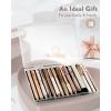 imageFour Candies 39 PCS Aesthetic School Supplies  12PCS Black Ink Pens with 2 Highlighter for School