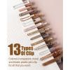 imageFour Candies 39 PCS Aesthetic School Supplies  12PCS Black Ink Pens with 2 Highlighter for School
