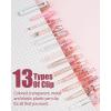 imageFour Candies 39 PCS Aesthetic School Supplies with Cute Pen Case  Gel Ink Pen Set Pink