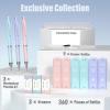 imageFour Candies 39 PCS Aesthetic School Supplies with Cute Pen CasePastel Mechanical Pencil Set