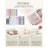 imageFour Candies 39 PCS Aesthetic School Supplies with Cute Pen CasePastel Mechanical Pencil Set