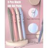 imageFour Candies 39 PCS Cute School Supplies with Pen Case for Girls  5 Black Ink Gel Pens 12 Pastel Highlighters 6 Aesthetic Mechanical Pencils Set for Stationary College Essentials CreamPink