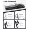 imageFour Candies 39 PCS Cute School Supplies with Pen Case for Girls  5 Black Ink Gel Pens 12 Pastel Highlighters 6 Aesthetic Mechanical Pencils Set for Stationary College Essentials CreamBlack